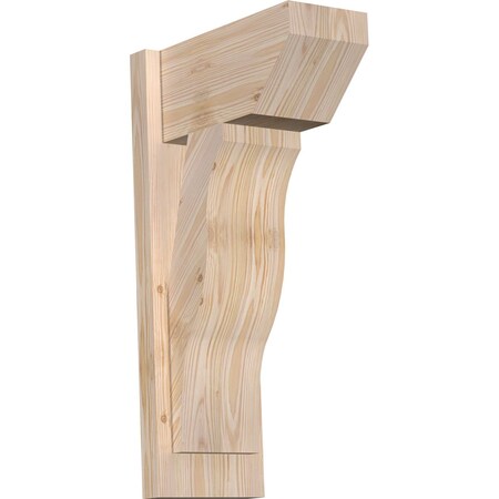 Ekena Millwork Funston Slat Smooth Outlooker, Douglas Fir, 7 1/2"W x 14"D x 26"H OUT08X14X26FST06SDF